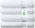 Delara Organic Cotton Luxuriously Plush Bath Sheet Pack of 4 | GOTS & OEKO-TEX by Delara