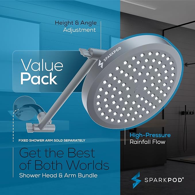 SparkPod Round Rain Shower Head - Image 3