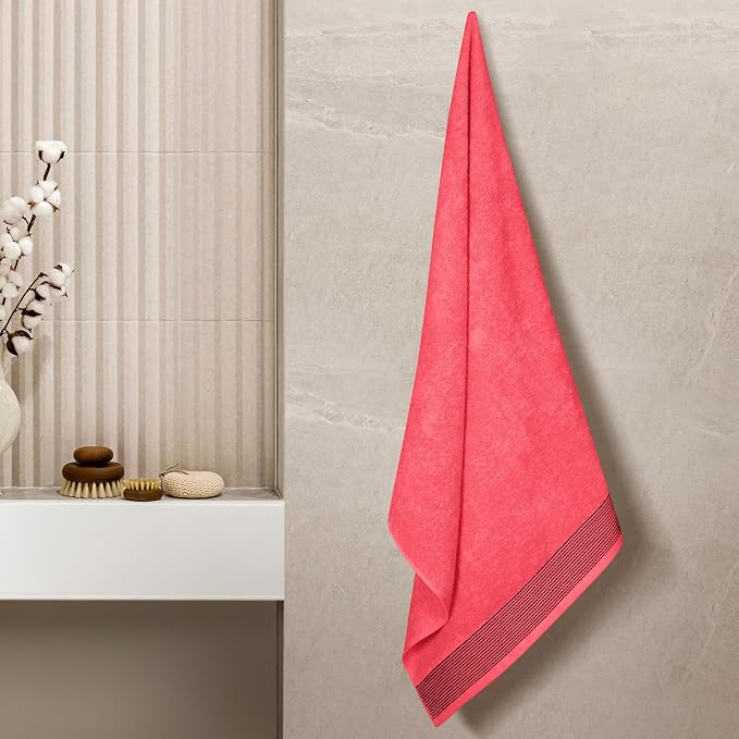 Belizzi Home Ultra Soft 4 Pack Oversized Bath Towel Set 27x54 inches, 100% - Image 3