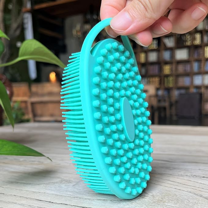 Premium Sensory Brush for Kids or Autism, Soft Silicone Body Scrubber, 2 in 1 by PENEPICO-SIMPLELIFE