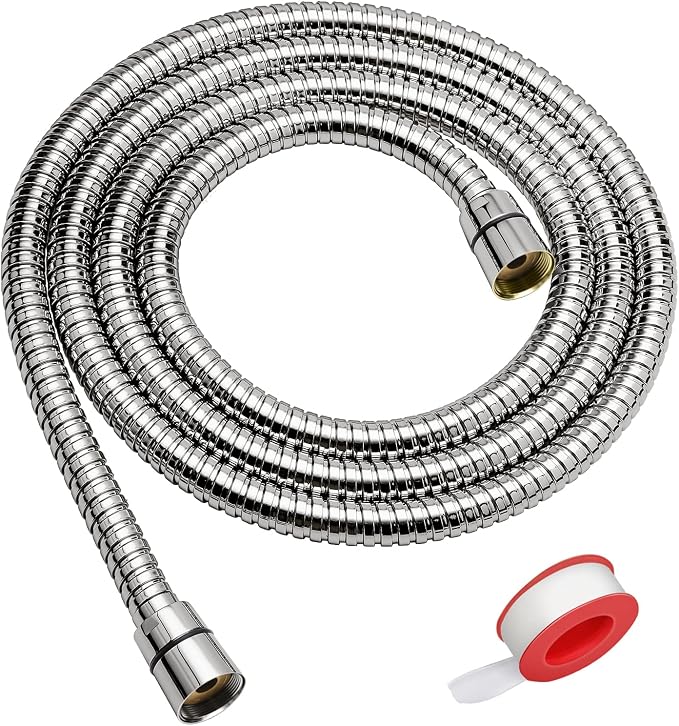 Shower Hose, 79 Inches Extra Long Stainless Steel Handheld Shower Head Hose by Blissland