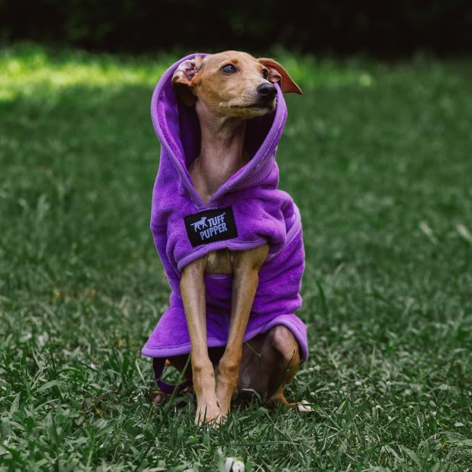 Tuff Pupper Fast Drying Dog Bath Robe | 800 GSM Plush Dog Towel - Image 8