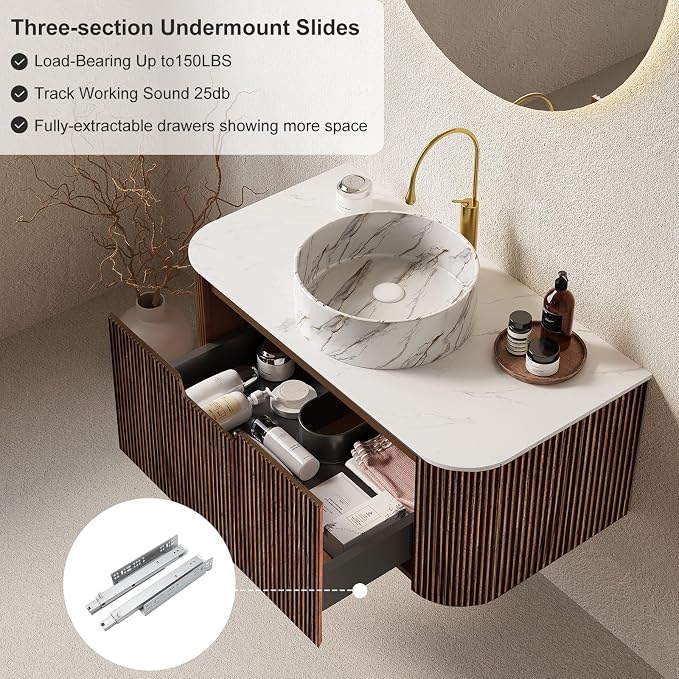 30" Floating Bathroom Vanity - Image 5