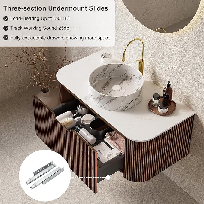 36" Floating Bathroom Vanity - Image 5