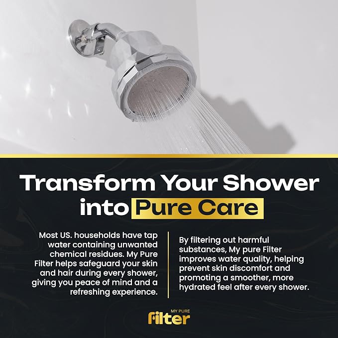 Shower With Internal Filter – Kit with 3 High-Pressure Water Softeners - Image 2