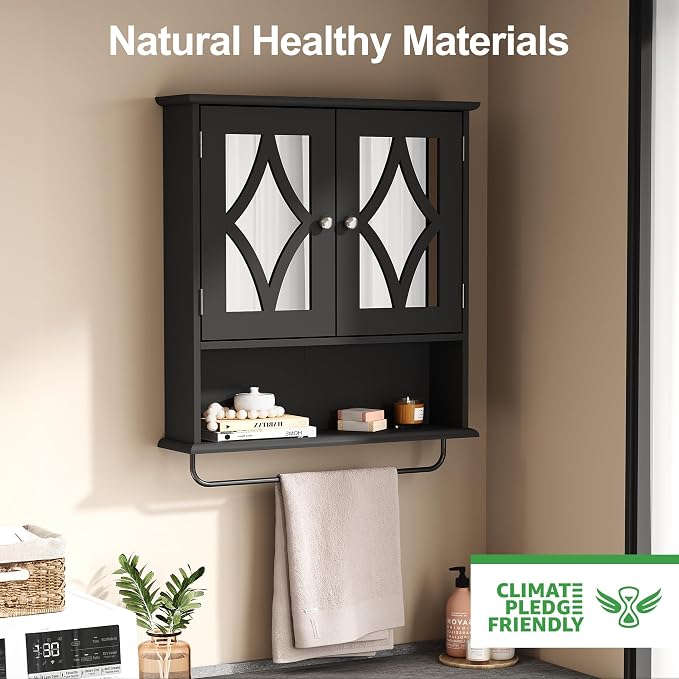 RoyalCraft Bathroom Medicine Cabinet Wall Mounted, Over The Toilet Storage - Image 5
