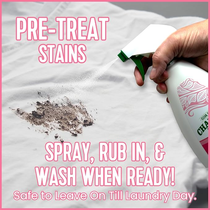 Charlie’s Soap Laundry Pre-Spray Stain Remover, Natural Laundry Pretreat and - Image 6