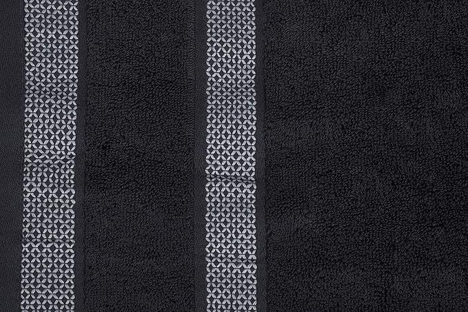 CASA COPENHAGEN® Solitaire Mix 6 Pieces Towel Set- White + Pine Grey, 600 GSM - Image 8