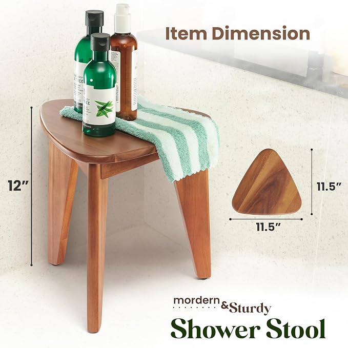 HOLANA 12" Corner Shower Foot Rest - Image 3