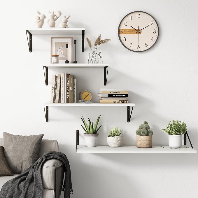 Fun Memories 27.5" W x10 D Floating Shelves, 10 Inch Deep Floating Shelf Set of - Image 6