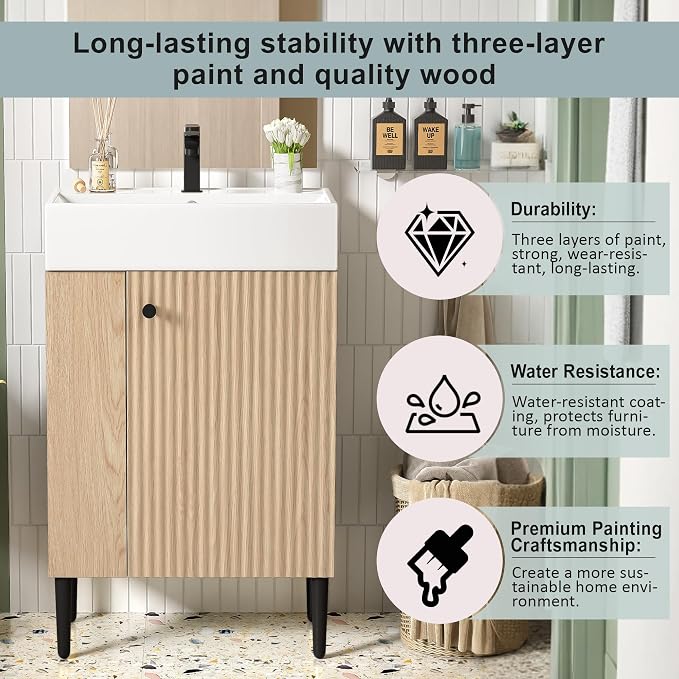 Merax 20 Inch Bathroom Vanity - Image 5
