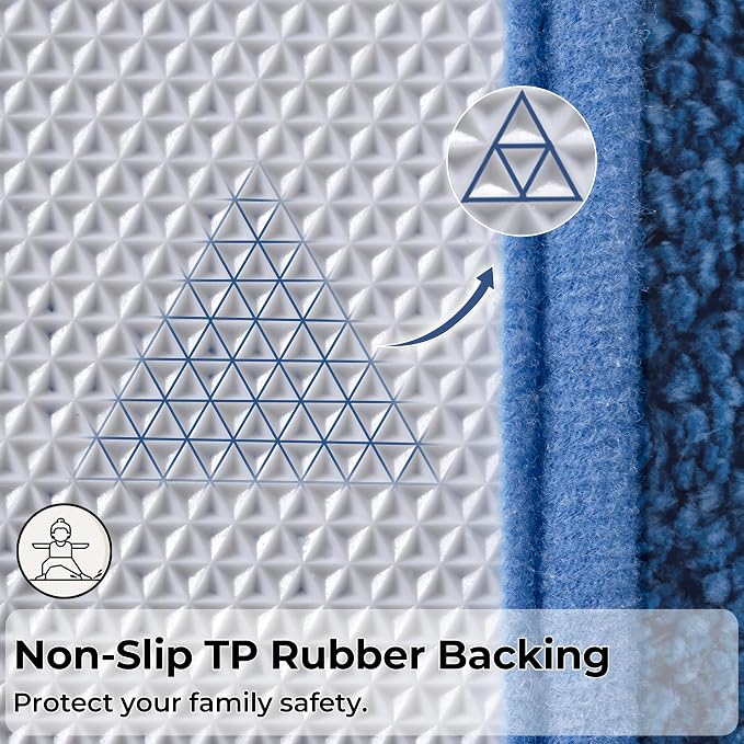 GRANNY SAYS Bathroom Rugs Sets 3 Piece, Soft Absorbent Microfiber Bath Mats - Image 7