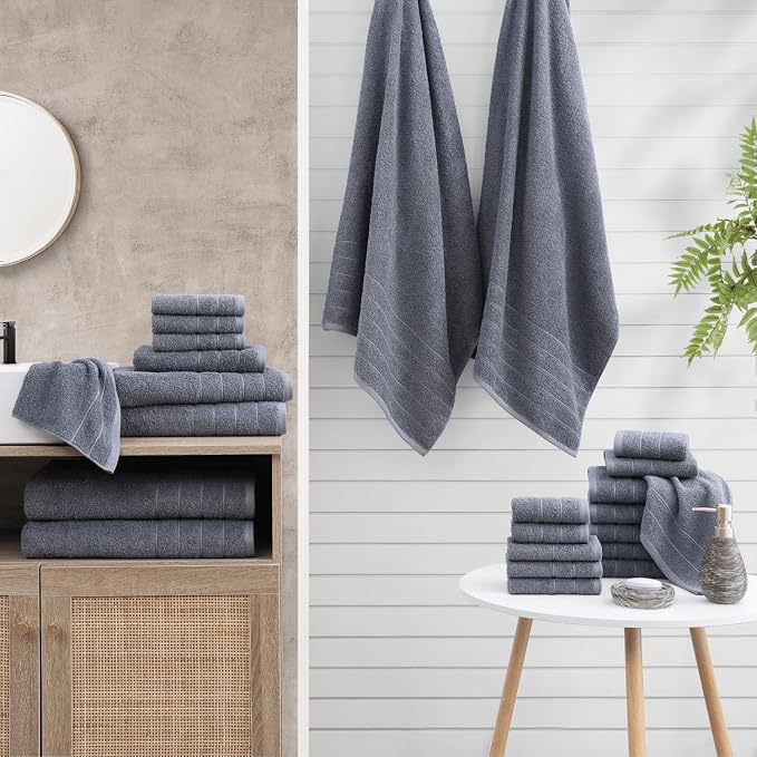 Casa Platino 100% Cotton Luxury Bathroom Towel Set - Image 7