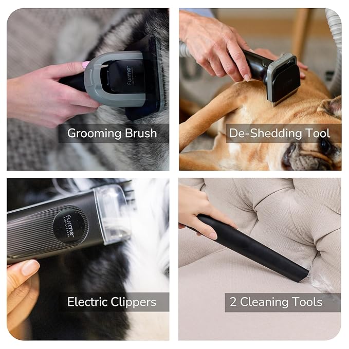 FurMe Original Pet Grooming Vacuum Kit - Image 2