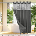 Gibelle No Hook Waffle Weave Shower Curtain by Gibelle