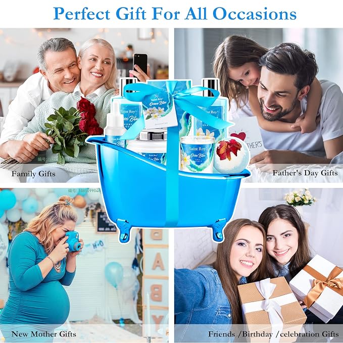 Bath & Body Gift Set, Bath Basket Spa kit Gifts - Image 5