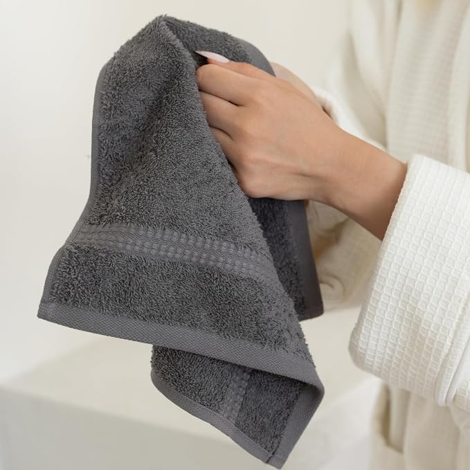 100% Turkish Cotton Towel Set of 6 - Image 3