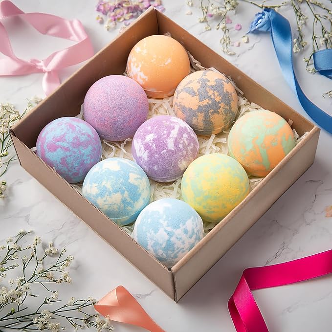 Bath Bombs for Women, Coco Butters, Holiday Gift for Mother, Girlfriend - Image 5