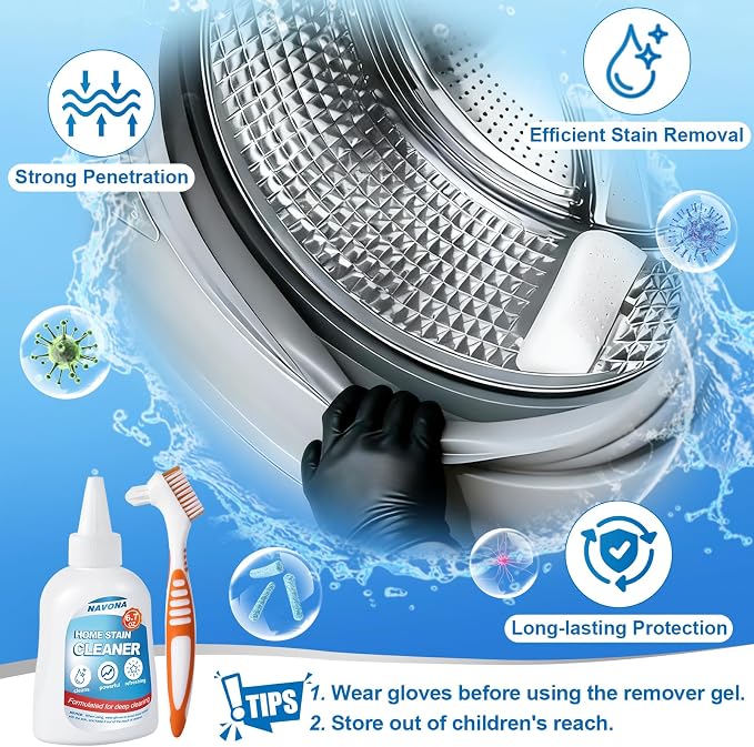 Navona 24 Pack Washing Machine Cleaner Tablets, Washer Cleaner Tablets Pro Set - Image 4