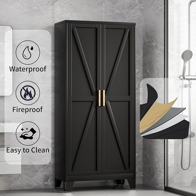 71H Tall Metal Storage Cabinet - Image 8