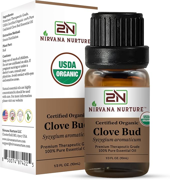 Clove Bud Essential Oil USDA Certified Organic, 100% Pure Natural Premium Grade - Image 6