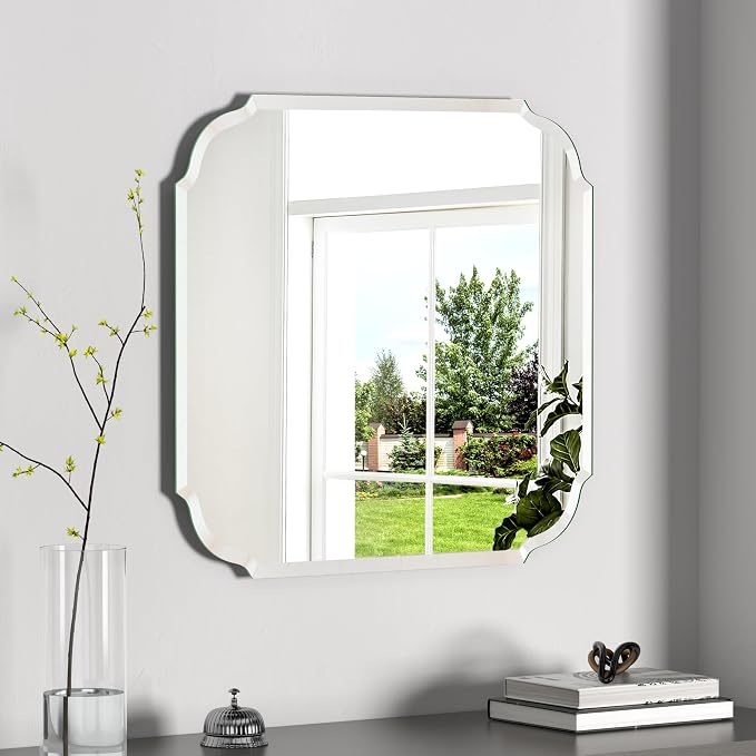 Silver Wall Mirror-Beveled Edge Frameless Mirror - Image 2
