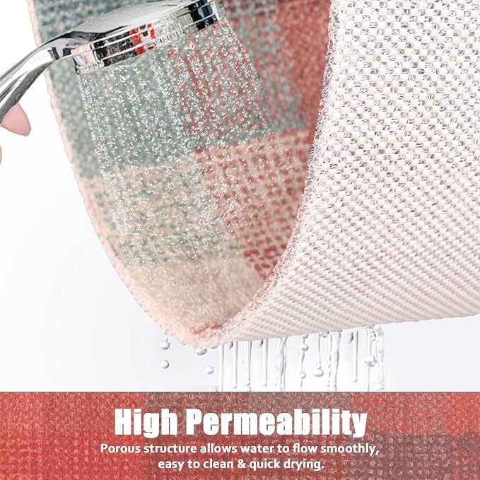 Shower Mat Bathtub Mat Non-Slip: 32x32 Inch Soft Comfort Bath Mat - Image 3