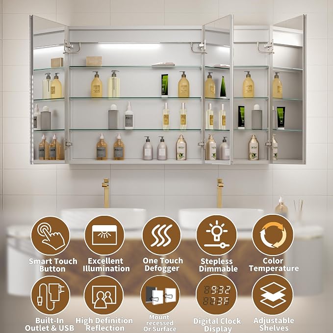 Smart Lighted Medicine Cabinet - Image 8