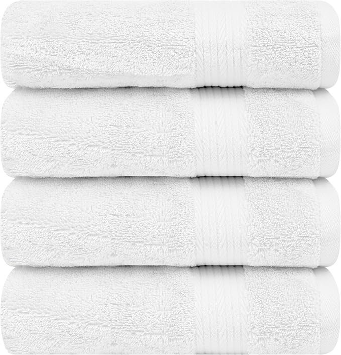 Ample Decor Bath Towels 30 X 54 Inch 600 GSM 100% Cotton Bathroom Towel Soft - Image 8