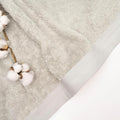 100% Cotton Washcloths Set 13” x 13” | Silver Towels | Set of 6 Ultra Soft and by Weidemans