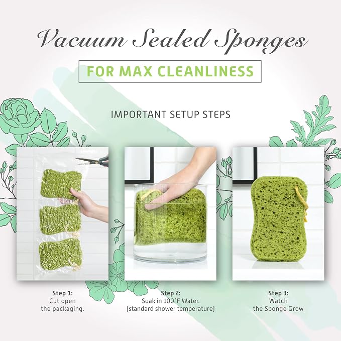 Spongentle Deep Cleansing Dual Texture Body Loofah Sponge, Vacuum Sealed - Image 5