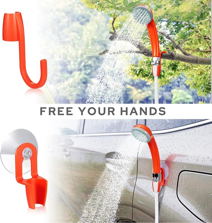 Portable Shower for Camping, 4400mAh Electric Portable Camping Shower - Image 8