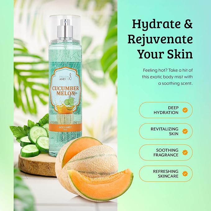 Cucumber Melon Fine Fragrance Body, Womens Perfume Fragrance Body Mist & Sprays - Image 8