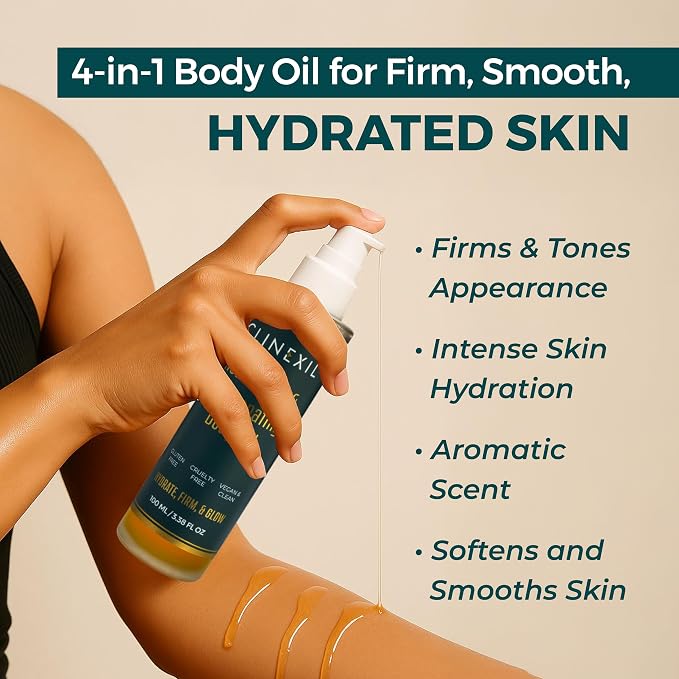 After Shower Body Oil for Women- Hydrating & Firming Natural Moisturizer for - Image 2