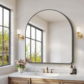 Arched Bathroom Mirror, Wall Mounted Mirror, Living Room, Vertically Hanging by GLASHOM