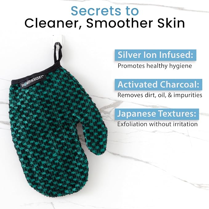 Japanese Exfoliating Mitt for Shower - Image 3