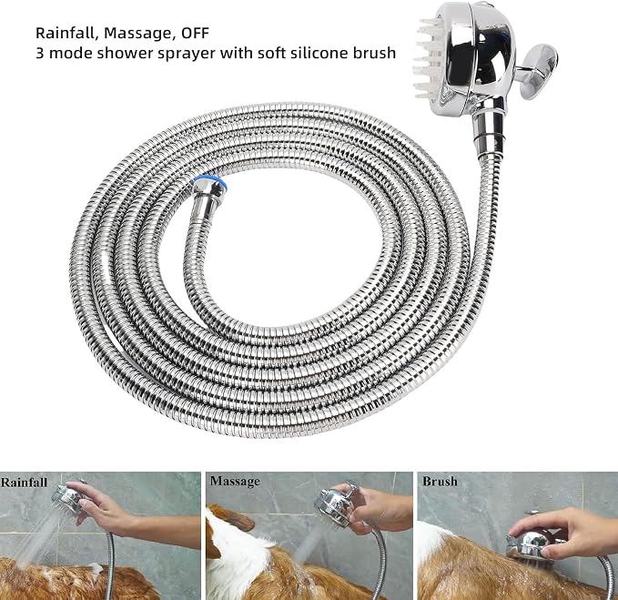 Fafeicy Dog Shower Attachment Set, ABS Pet Washing Sprayer - Image 6