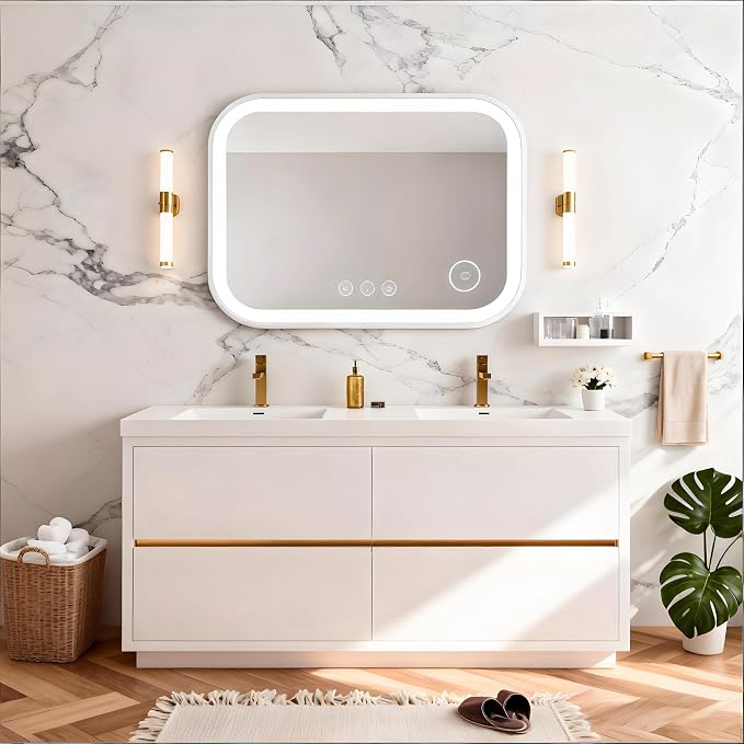 72 Inch Bathroom Vanity with Sink, Double Sink Bathroom Vanity, Freestanding by VUMALL