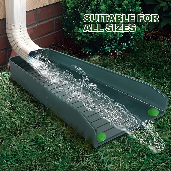 Gutter Downspout Splash Block, 16.3"Drain Gutter Guard Diverter, Gutter - Image 4