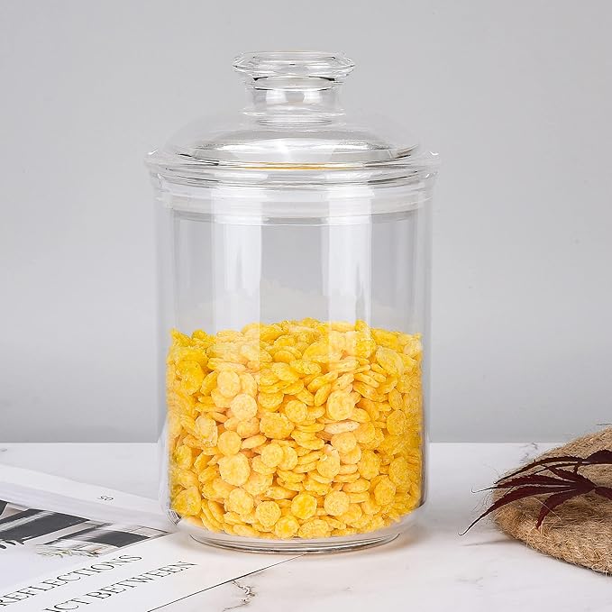 24oz Acrylic Storage Jar, Airtight Lid - Image 3