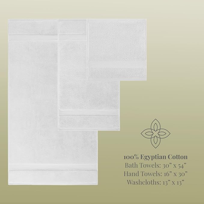 Aston & Arden Egyptian Bath Towel Set - Image 6