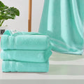 VOOVA & MOVAS Teal Hand Towels for Bathroom, Bath Hand Towels Set of 4 by VOOVAMOVAS