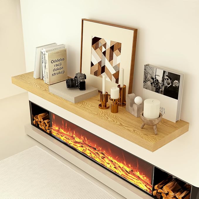 Heimlove 12" Deep Floating Shelves, 36 x 12 Inch Wall Mounted Long Floating - Image 7