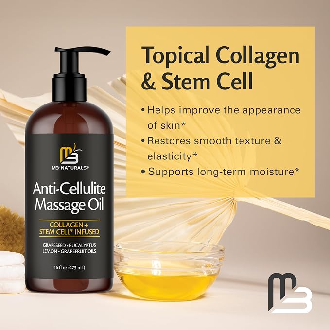 Firming Body Massage Oil with Collagen & Stem Cell – Helps Smooth The - Image 3
