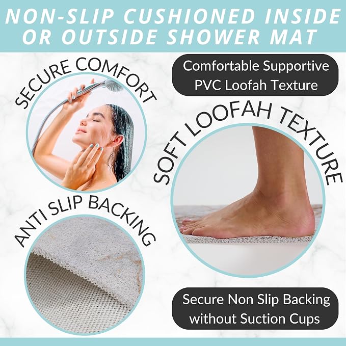 Non Slip Bathtub Mat Shower Mat - Image 2