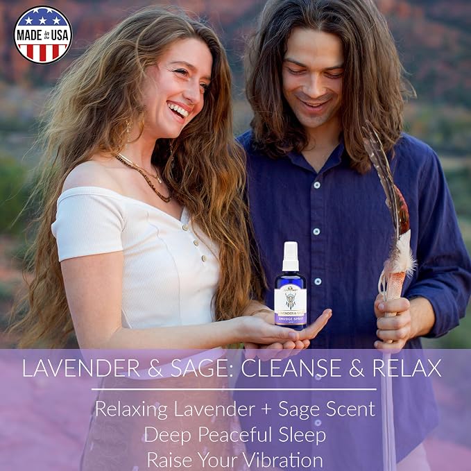 Lavender and Sage Smudge Spray Calm & Clear - Image 5