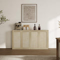 SICOTAS Rattan Buffet Sideboard Storage Cabinet by SICOTAS