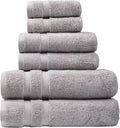 SOFE H&L | Olea Luxury Turkish Cotton Bath Towels Set of 6 : 2 Bath Towels 2 by SOFEHomeLiving