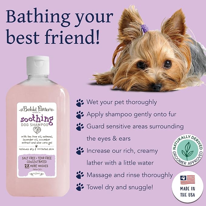 Bobbi Panter Soothing Dog Shampoo, Heals & Soothes Irritated Skin, Lavender - Image 4