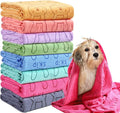 Peryiter 8 Pcs Dog Drying Towels Bulk 55'' x 28'' Pet Grooming Absorbent by Peryiter